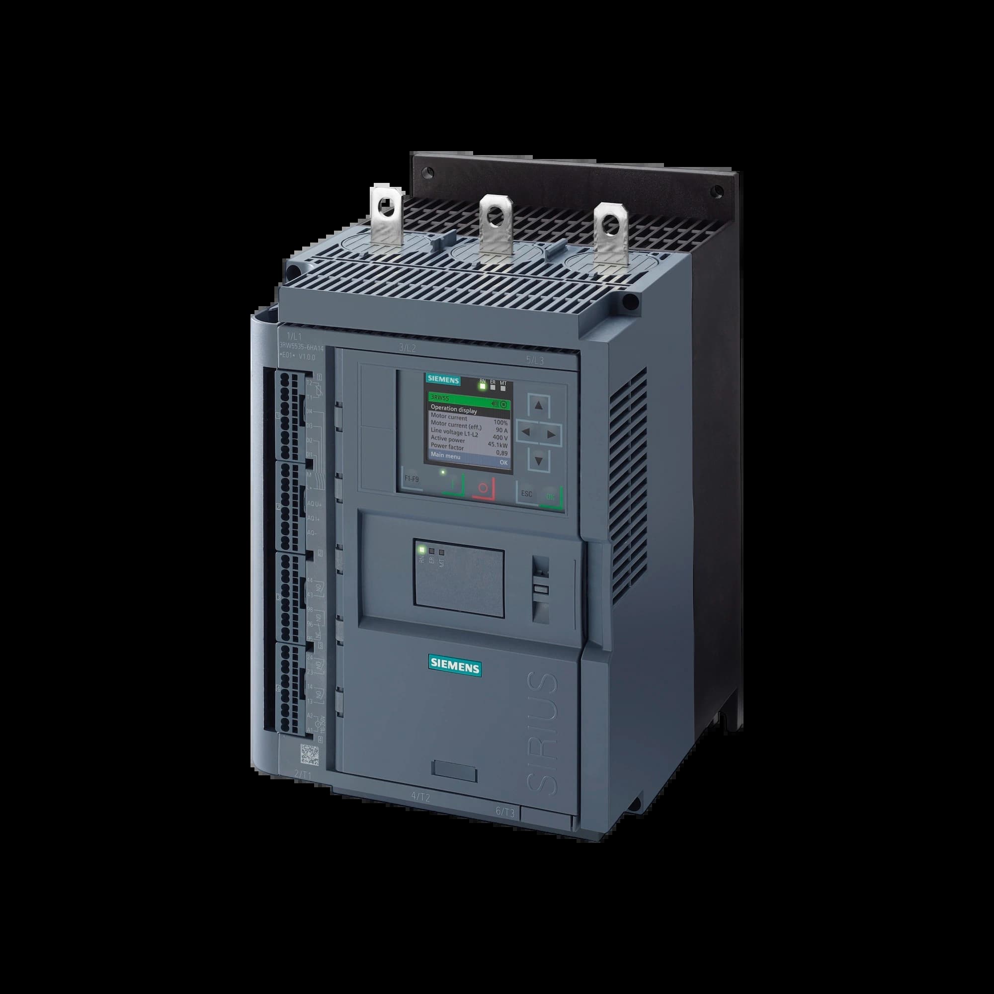 3RW5535-6HA14_Устройство плавного пуска SIRIUS 75кВт 143А 380В для сложных применений_3