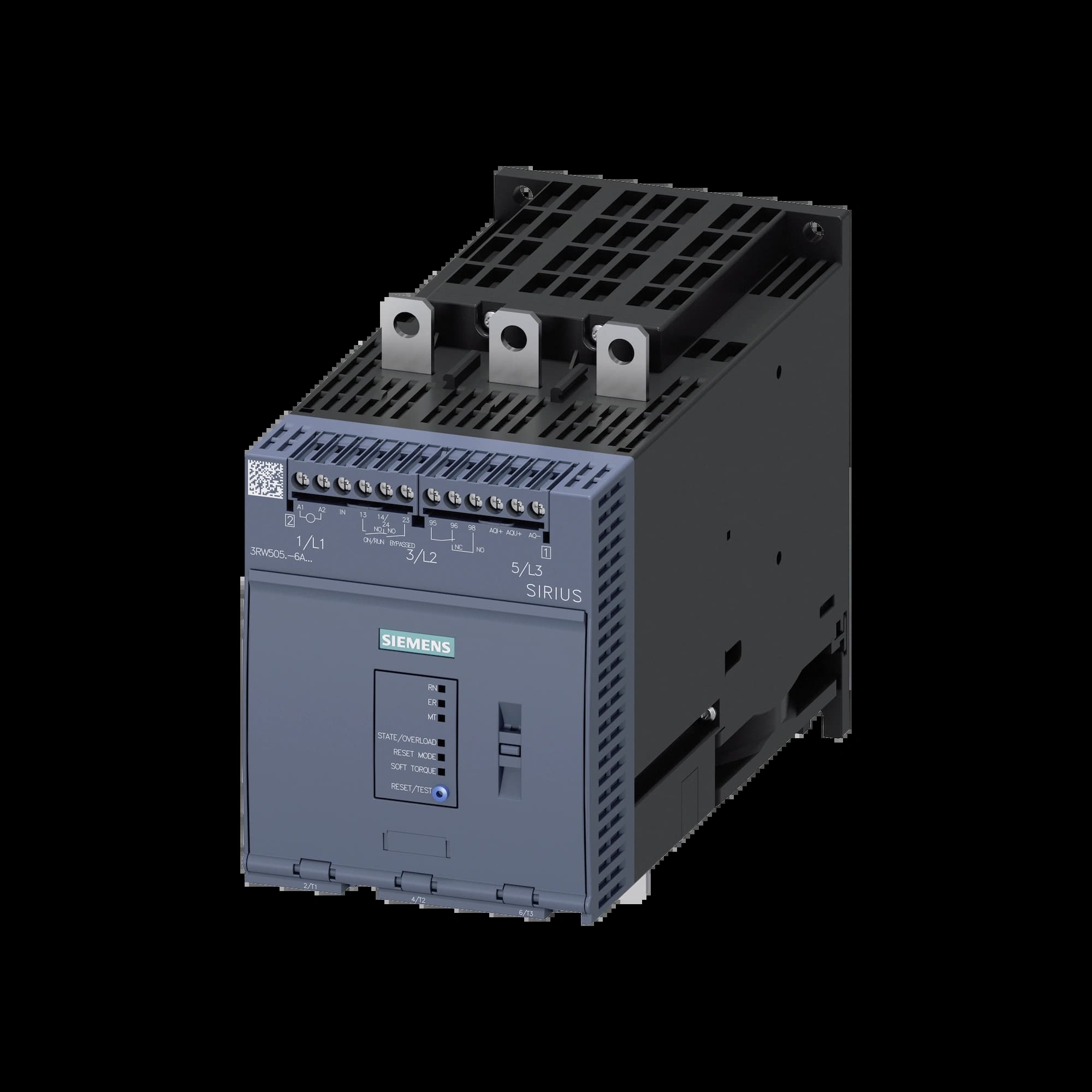 3RW5055-6AB14_Устройство плавного пуска SIRIUS 75кВт 143А 380В базовый функционал_2