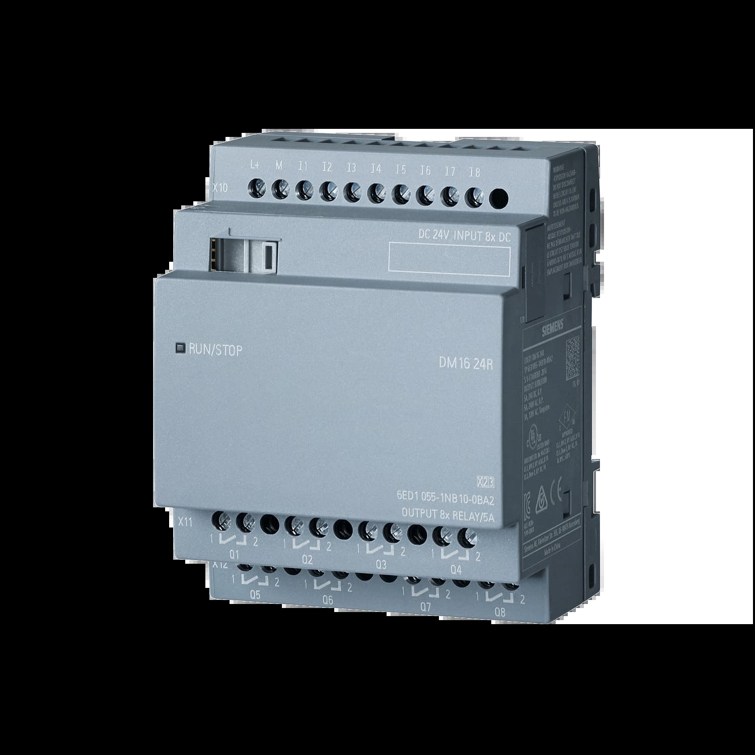 6ED1055-1NB10-0BA2_Модуль расширения LOGO! DM16 24R, 4 MW, 8DI/8DO_1