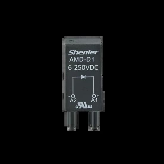 AMD-D1/6_250VDC_Защитный диод 6-250V DC, поляризация +А1/-А2