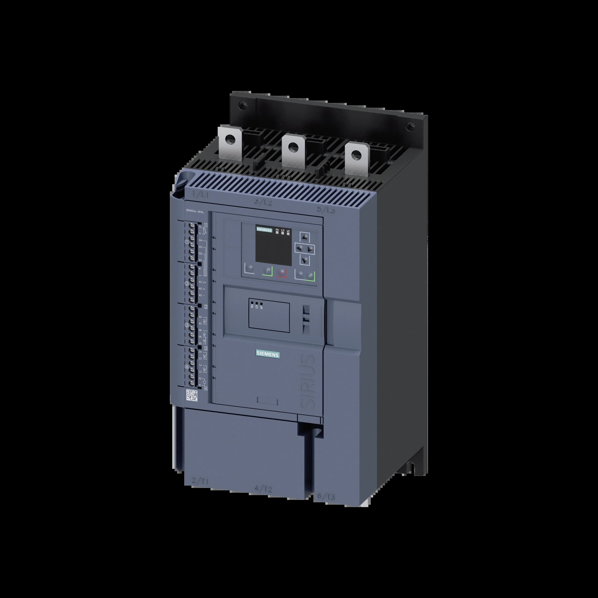 3RW5545-6HA14_Устройство плавного пуска SIRIUS 160кВт 315А 380В для сложных применений_3