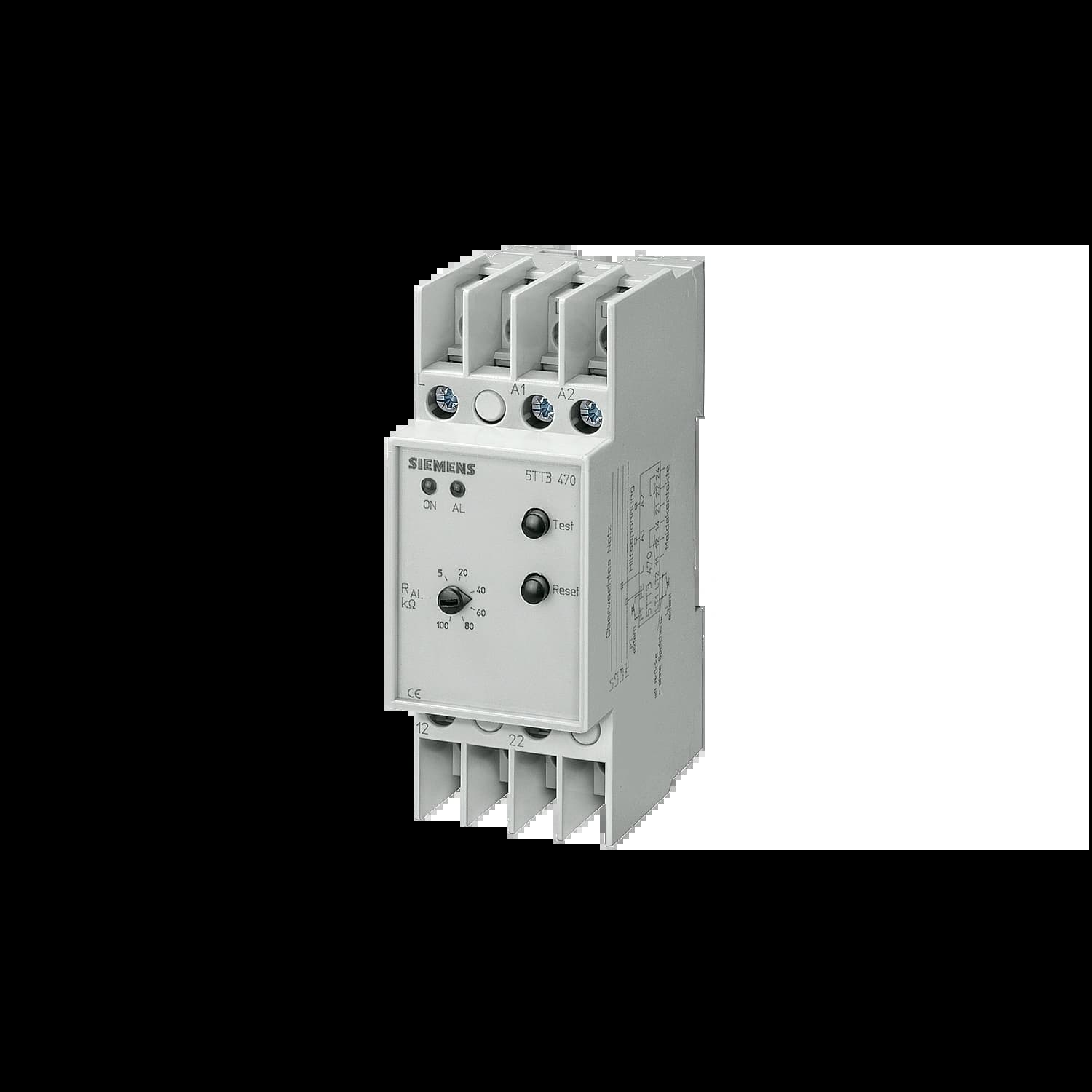 5TT3470_Устройство контроля изоляции, 5-100кОм, 0-500В AC, 2ПК