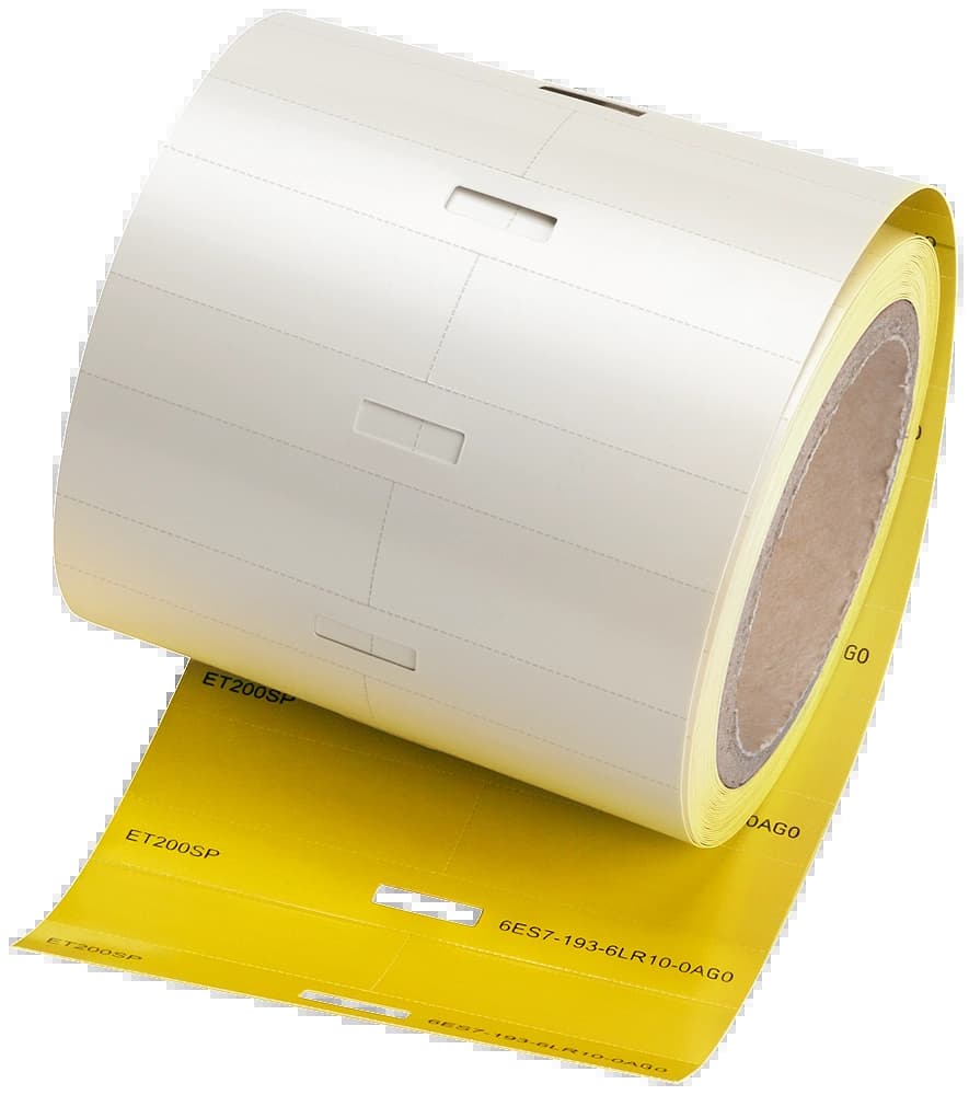 6ES7193-6LR10-0AG0_Маркировочные этикетки 1 рулон 500 штук желтые