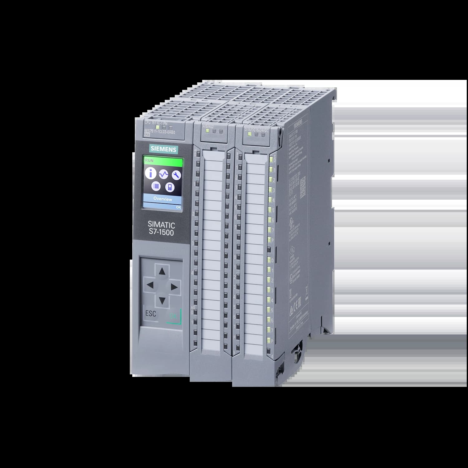 6ES7511-1CK01-0AB0_Simatic S7-1500 Центральный процессор CPU 1511C-1 PN, 16DI/16DQ/5AI/2AQ _1