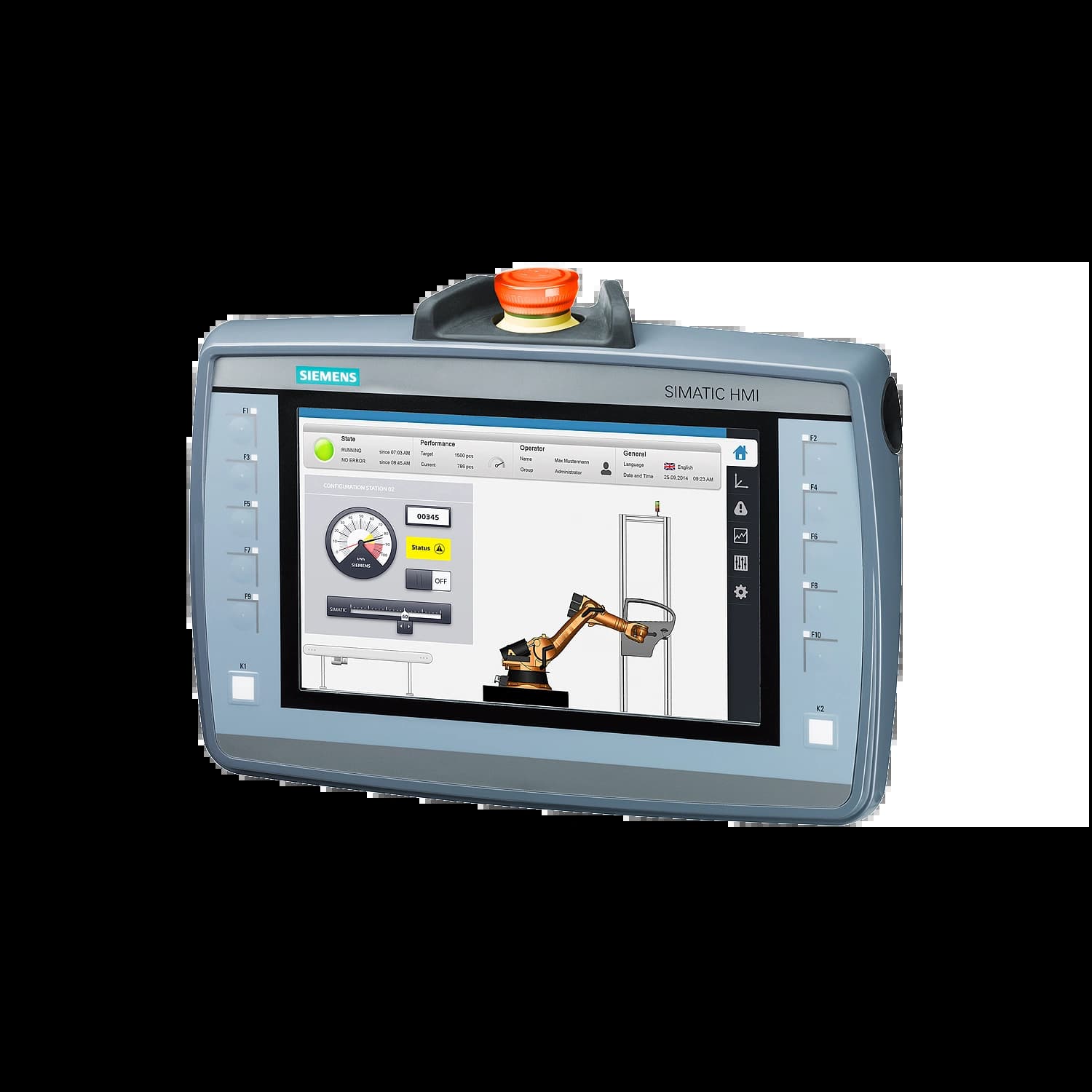 6AV2125-2JB23-0AX0_Мобильная панель оператора KTP900F Mobile 9"_1
