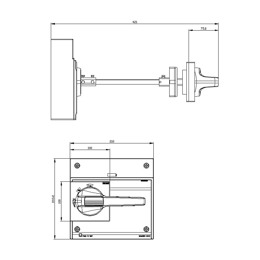 3VA9687-0FK21_Привод поворотный на дверь для 3VA2 габарит 1000_2