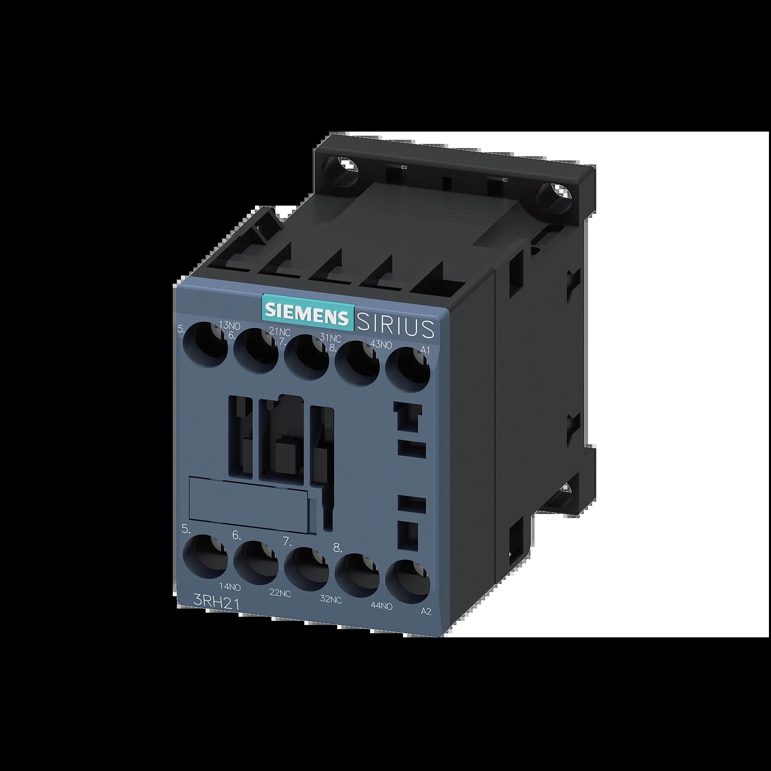 3RH6122-1AB00_Вспомогательный контактор 2НО 2НЗ 10A по AC15 Us=24В AC, габарит S00_1