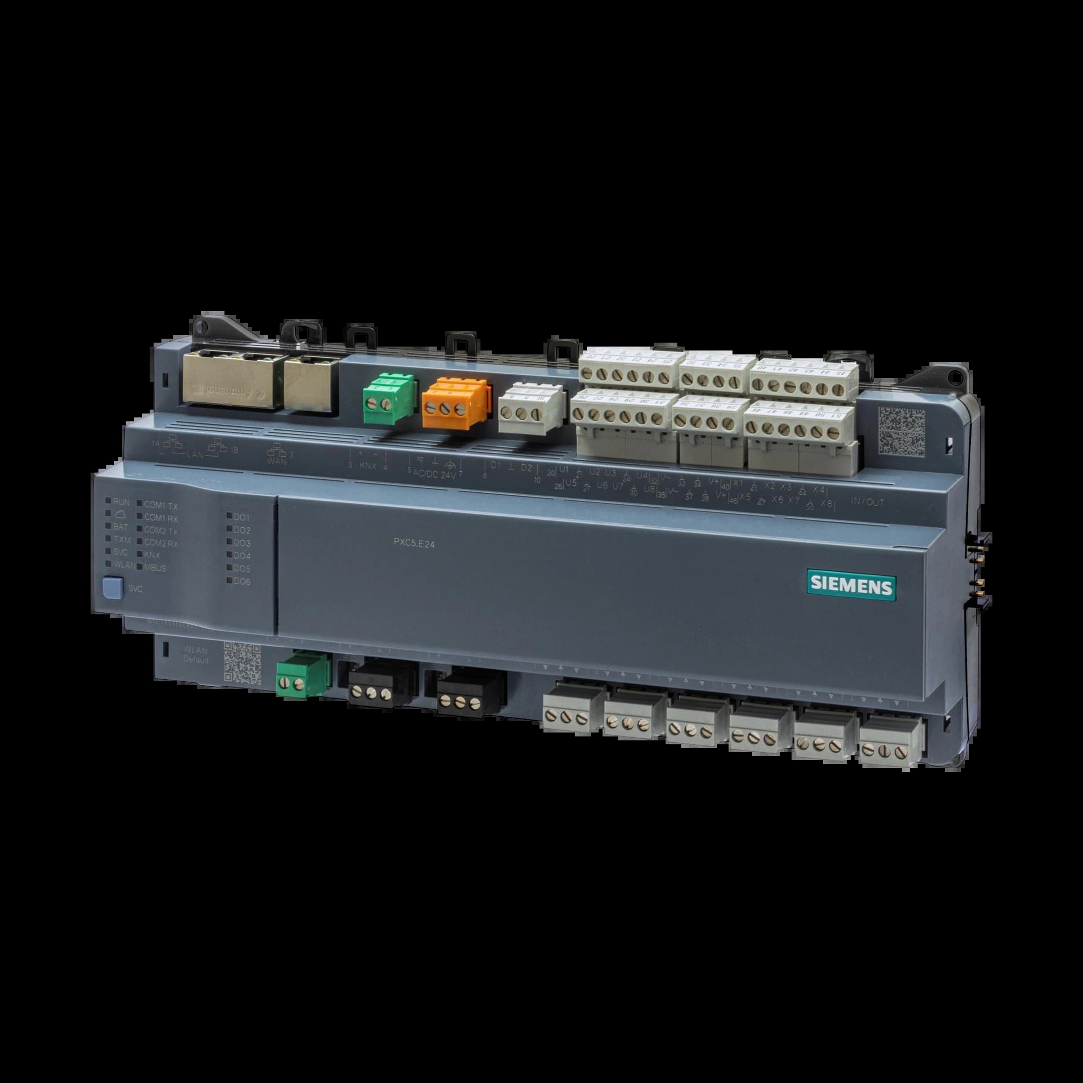 PXC5.E24_Контроллер Desigo на 24 входа-выхода, Modbus, BACnet IP, BACnet SC