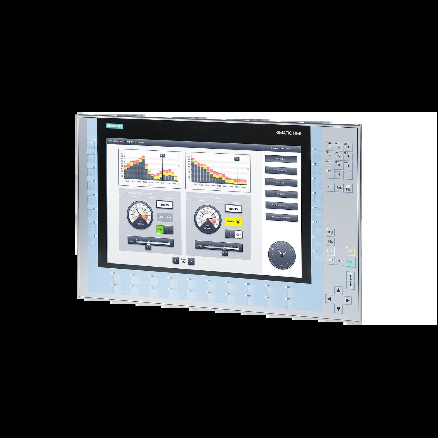 6AV2124-1QC02-0AX2_Панель оператора KP1500 Comfort_1