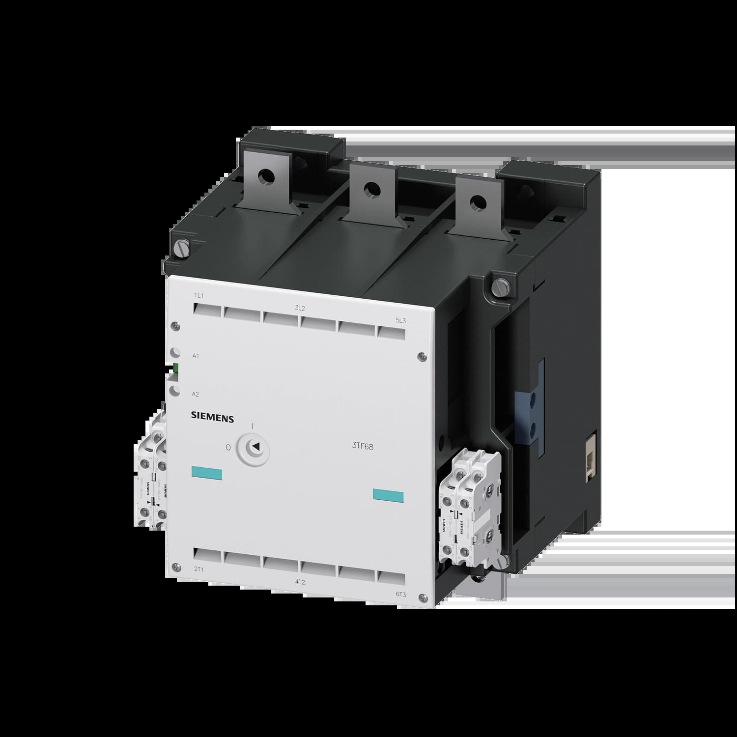 3TF6844-0CF7_Контактор 3P 630A 335кВт AC3 катушка, 110В AC, допконтакты 4НО+4НЗ, габарит 14_1