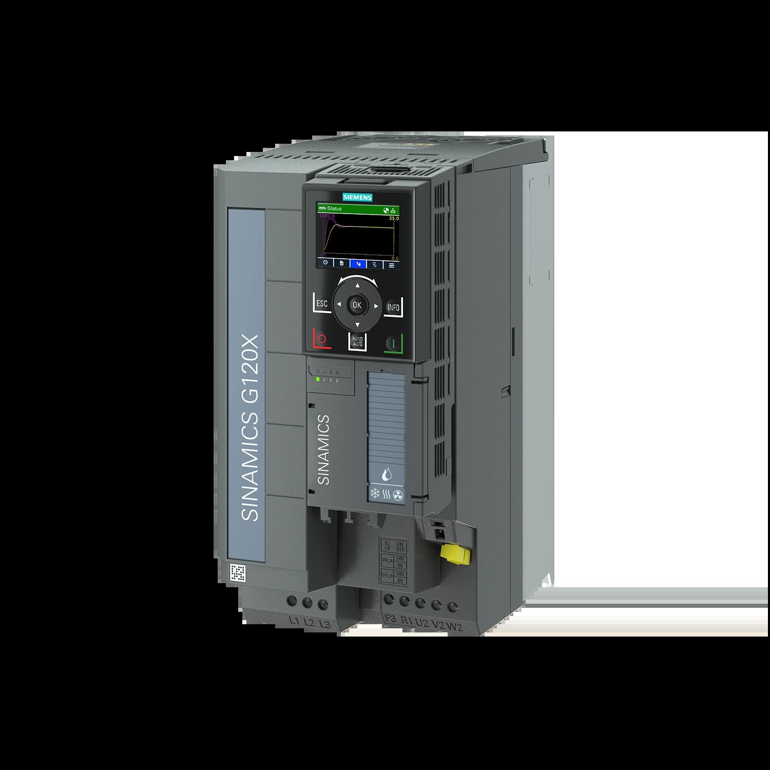 6SL3220-2YE28-0UF0_Преобразователь частоты SINAMICS G120X 15 кВт 380В Profinet без ЭМС фильтра_1