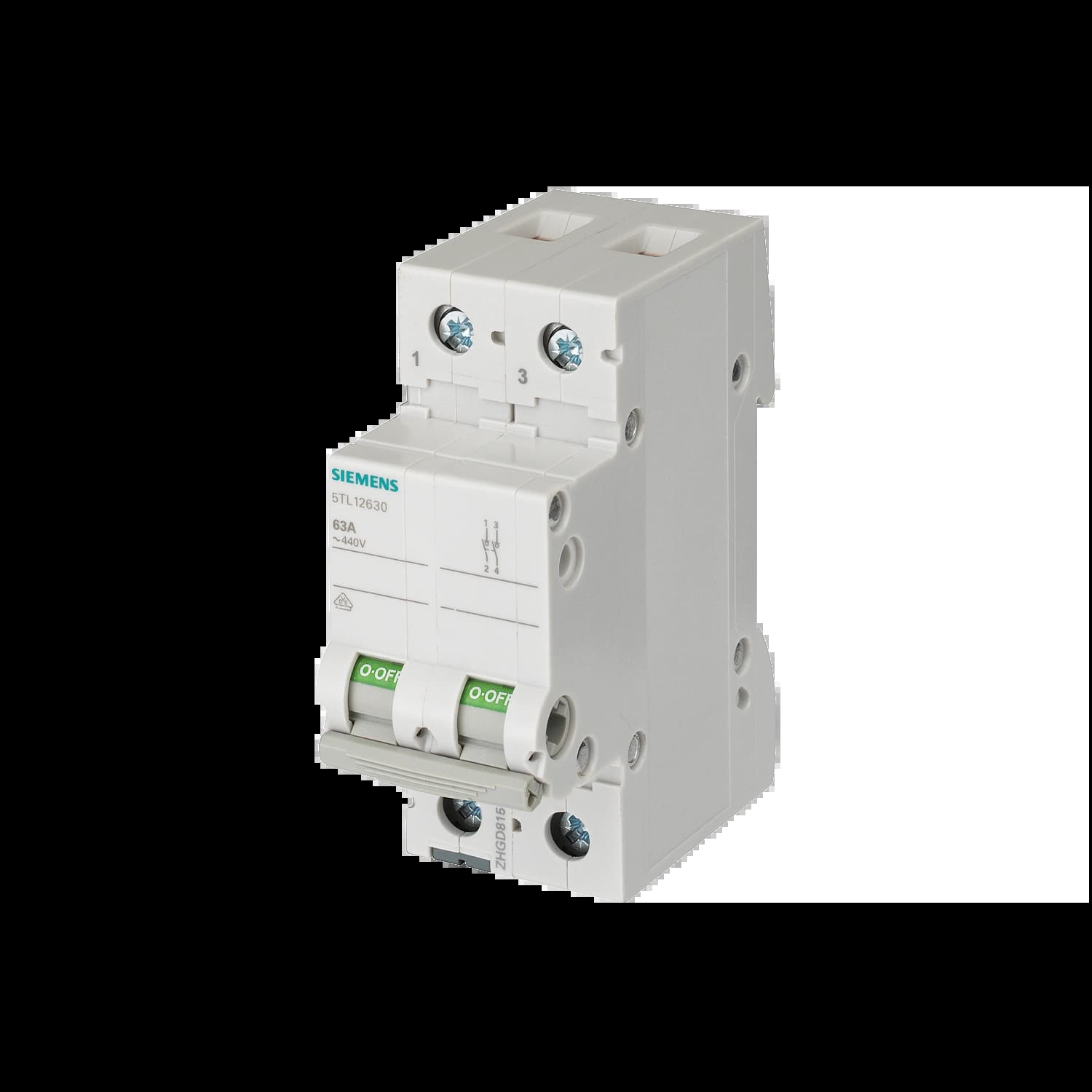 5TL1263-0_Выключатель нагрузки, 2P, 2НО, 63A