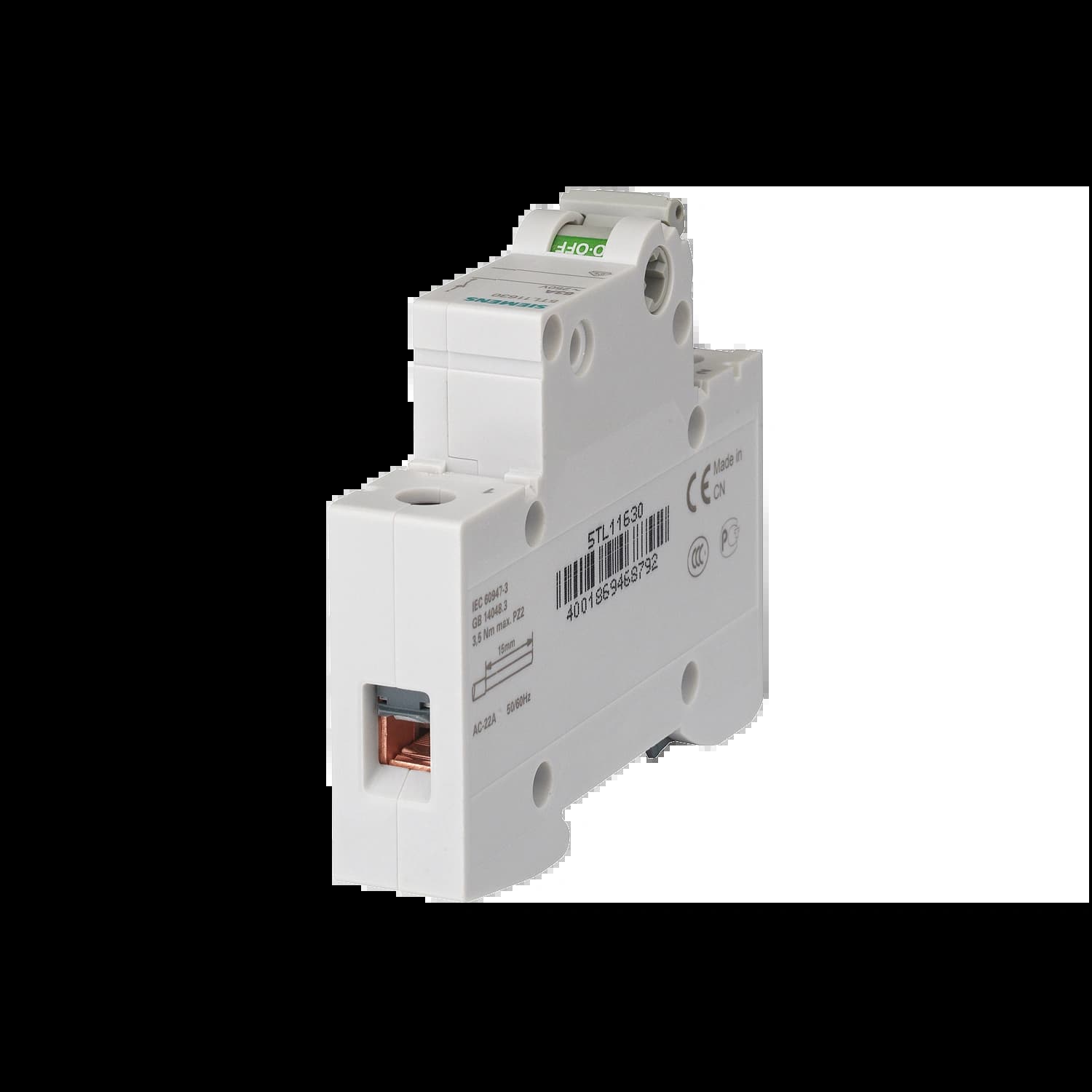 5TL1180-0_Выключатель нагрузки, 1P, 1НО, 80A_5