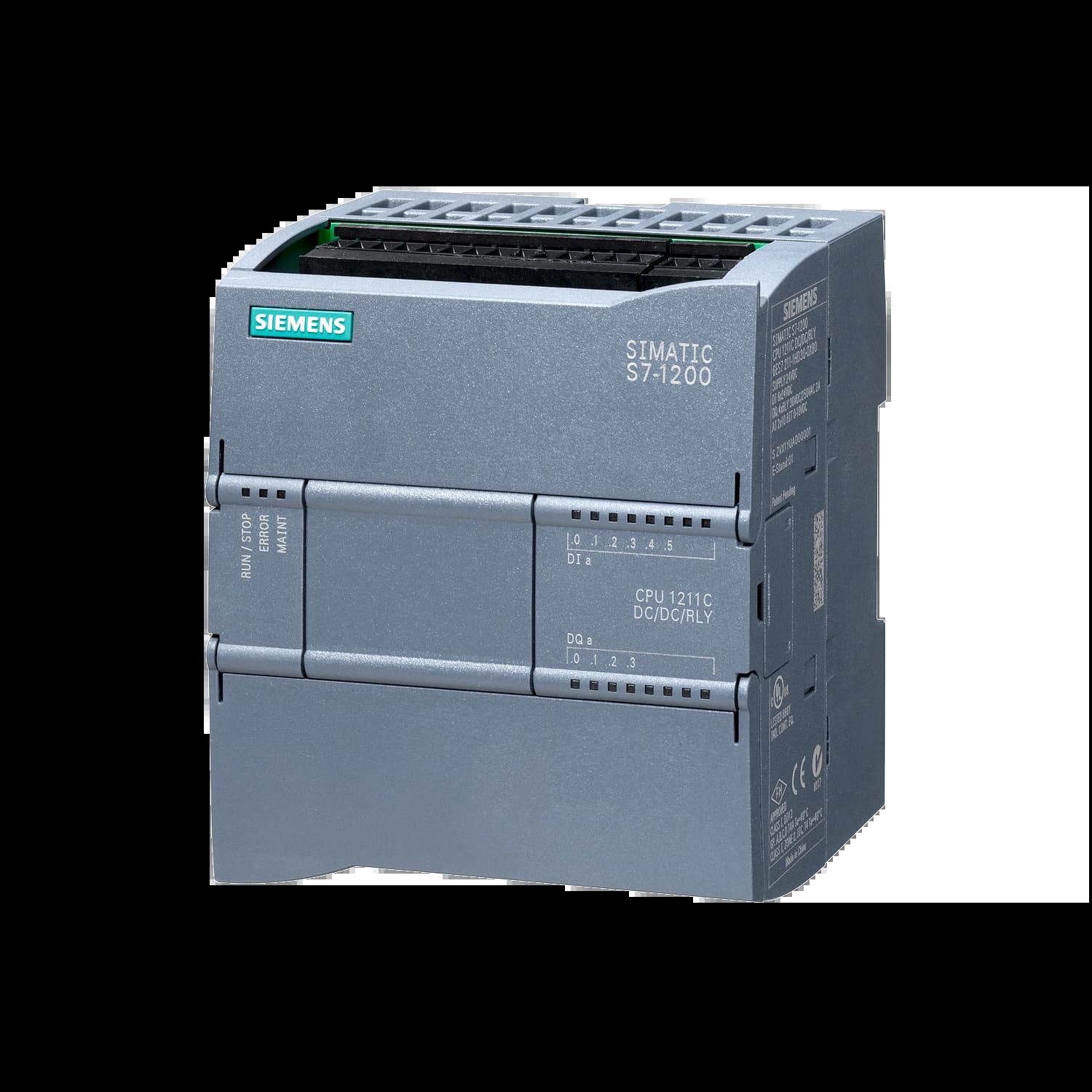 6ES7211-1HE40-0XB0_Simatic S7-1200 Центральный процессор CPU 1211C DC/DC/relay, 6DI/4DQ/2AI_1