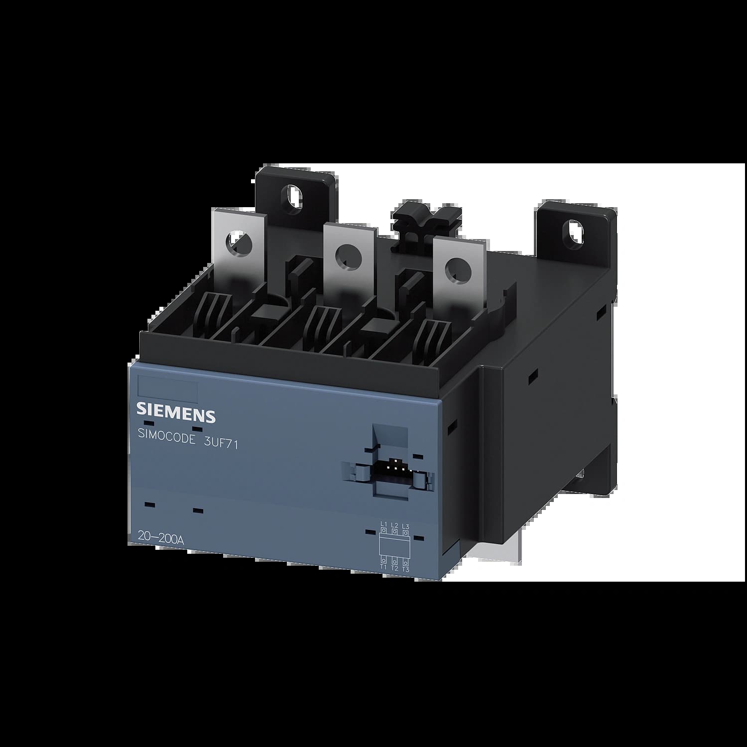 3UF7103-1BA00-0_Модуль измерения тока, шинное подключение, диапазон 20-200А