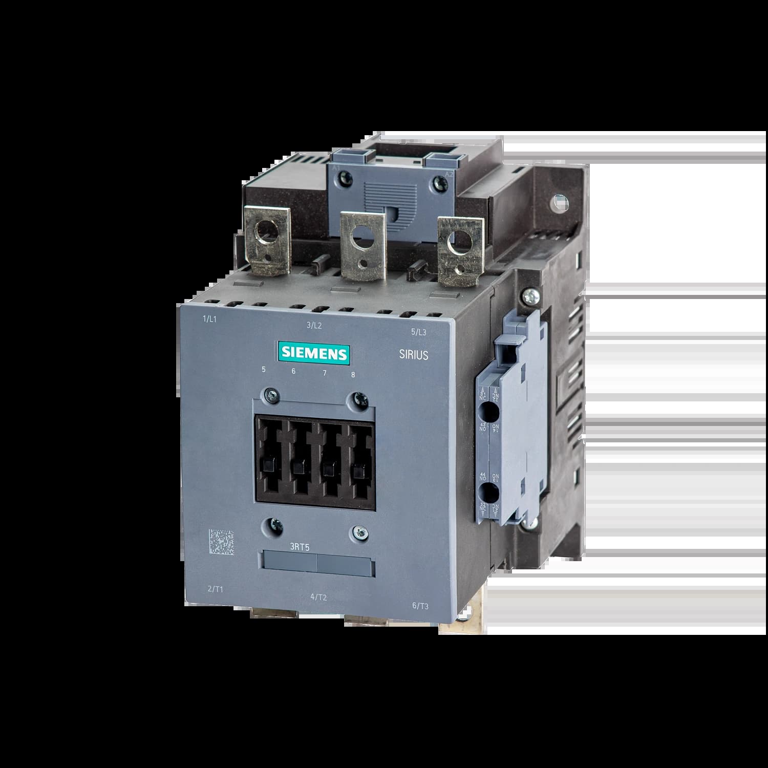 3RT5055-6AF36_Контактор 3P 150А 75кВт AC3 катушка, 110В AC/DC, допконтакты 2НО+2НЗ, габарит S6