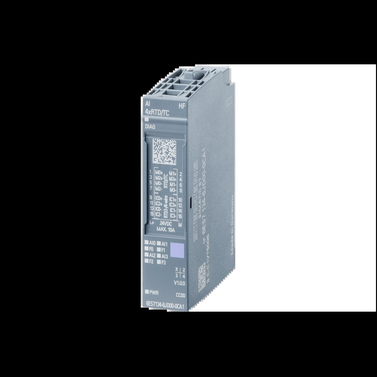 6ES7134-6JD00-0CA1_Модуль ввода ET 200SP AI4xRTD/TC HF