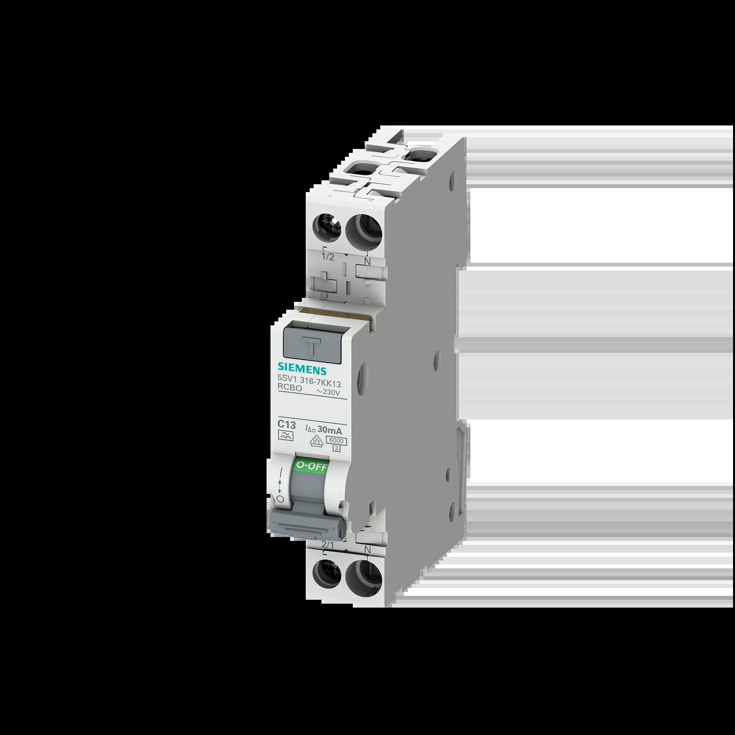 5SV1316-7KK13_Дифавтомат компакт 1P+N, 13А, 30мА, тип «A», кривая «C», 6кА_2