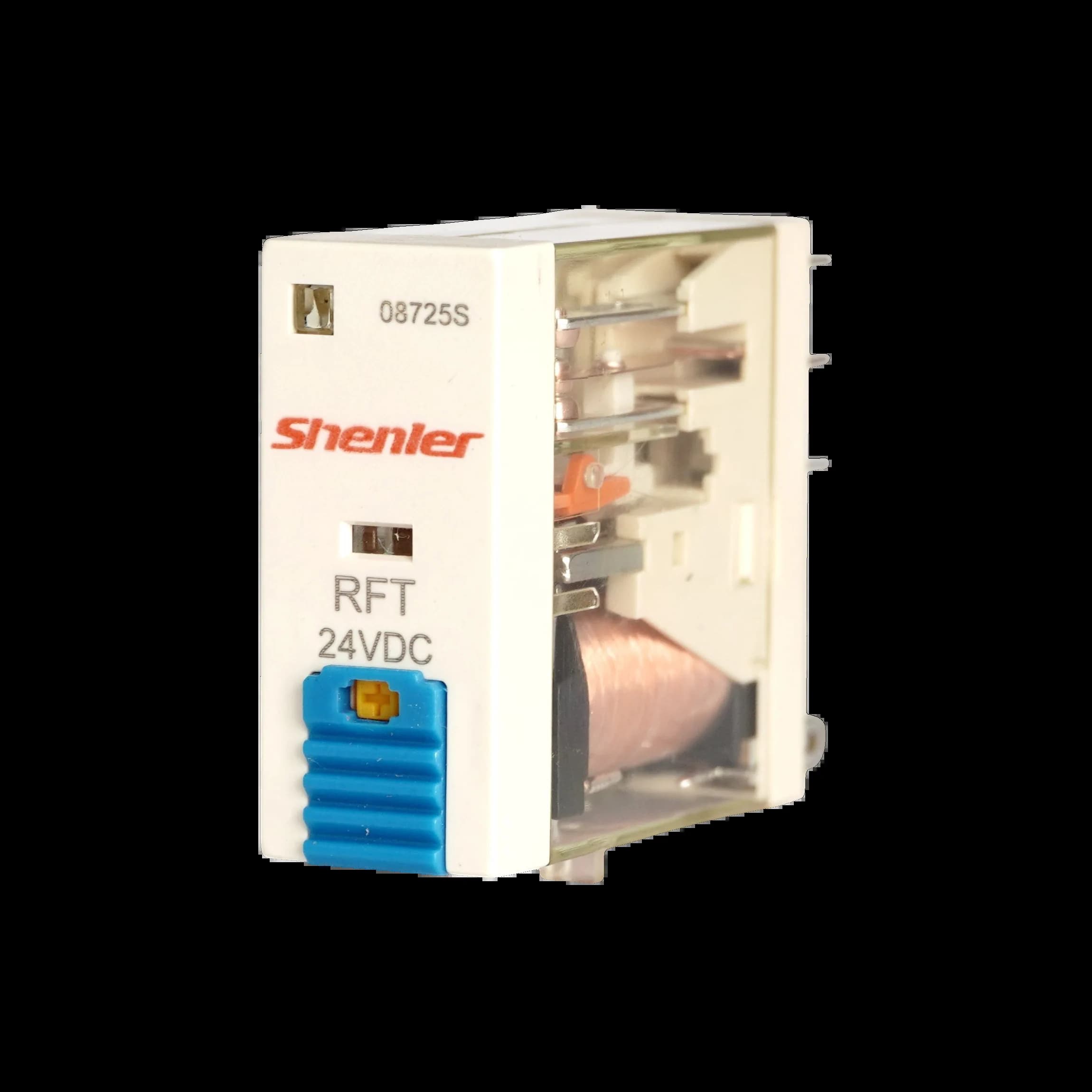 RFT2CO024LT_Реле 2ПК, 8А, катушка 24В DC, механический и светодиодный индикаторы, тест-кнопка