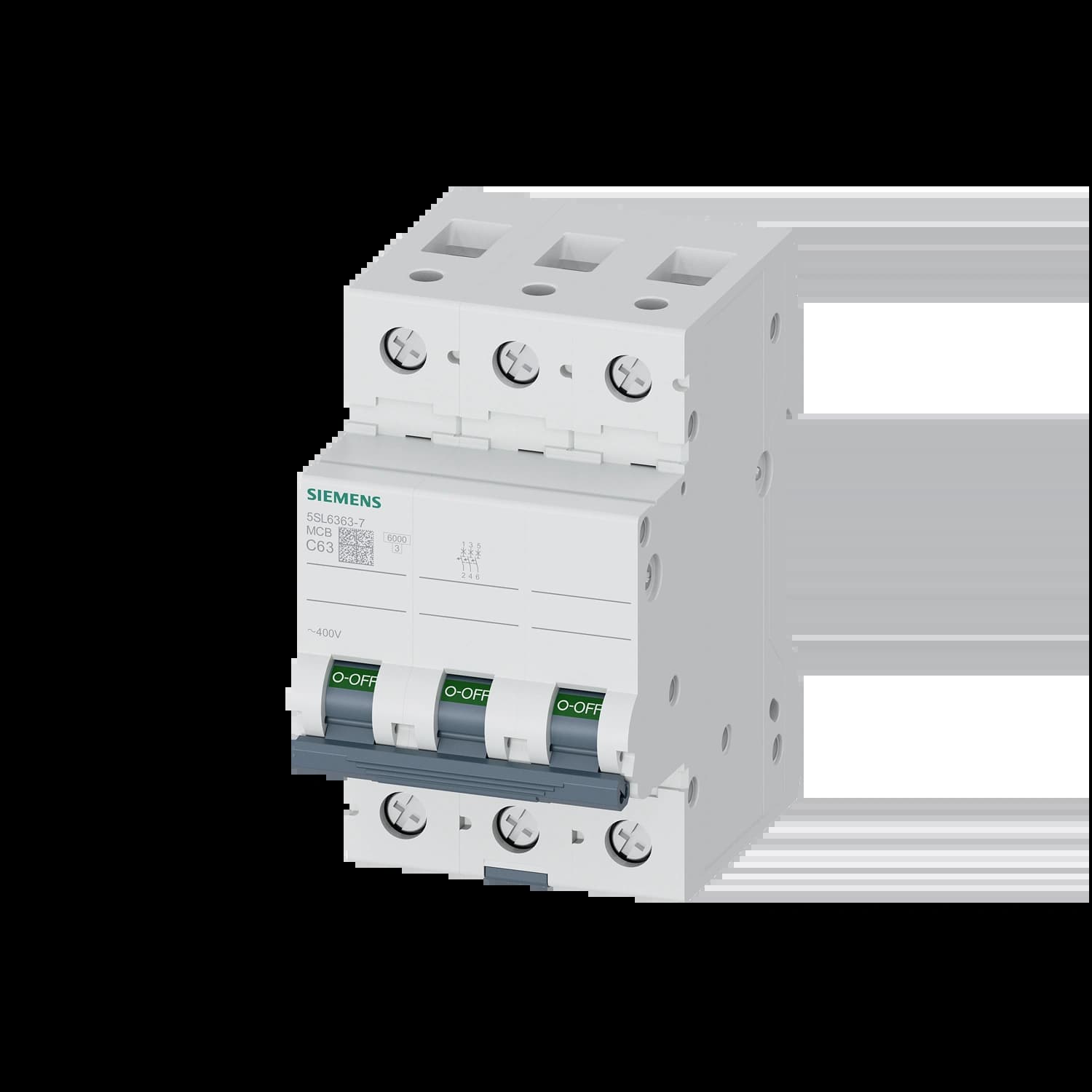 5SL6363-7_Автомат 3P, 63А, кривая «C», 6кА (C63)