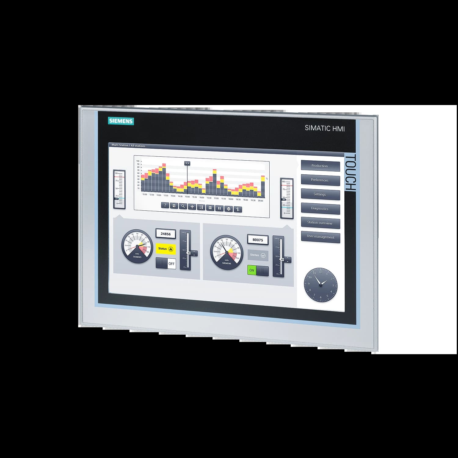 6AV2124-0MC01-0AX0_Панель оператора TP1200 Comfort