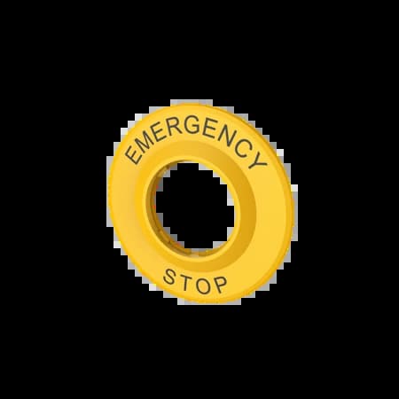 TS290D_Рамка "EMERGENCY STOP"