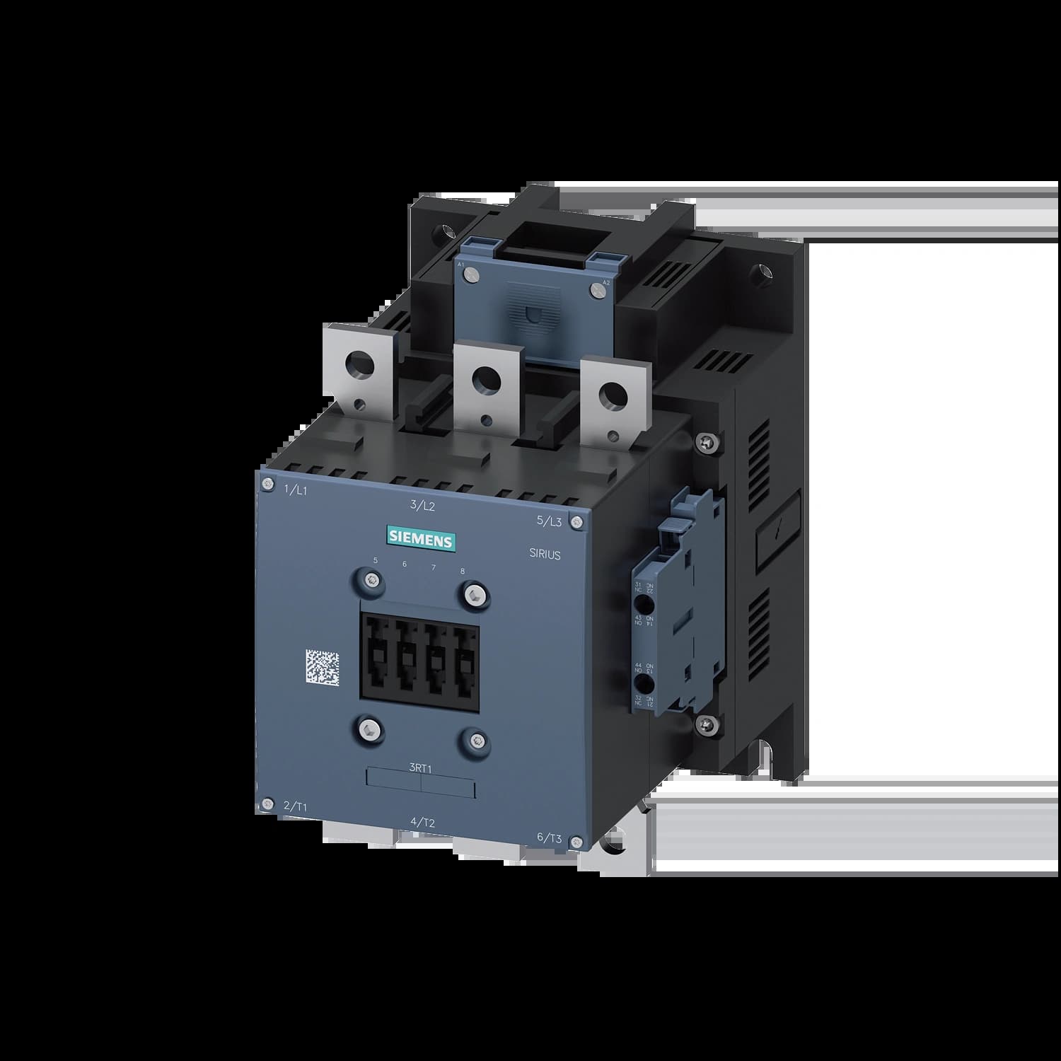 3RT1466-6AP36_Контактор 3P 400A по AC1 до 690В Us=230В AC/DC допконтакты 2НО +2НЗ, габарит S10_1