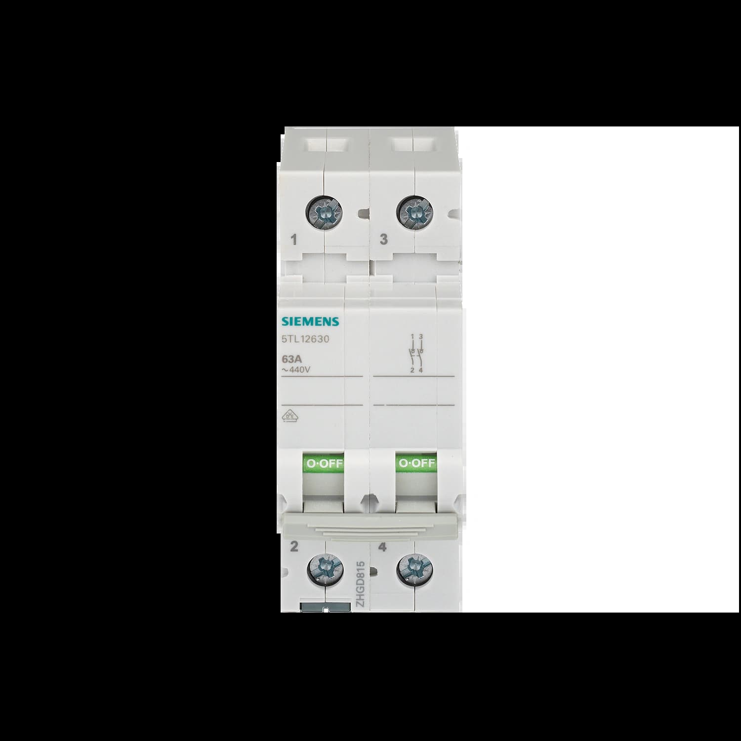 5TL1263-0_Выключатель нагрузки, 2P, 2НО, 63A_3