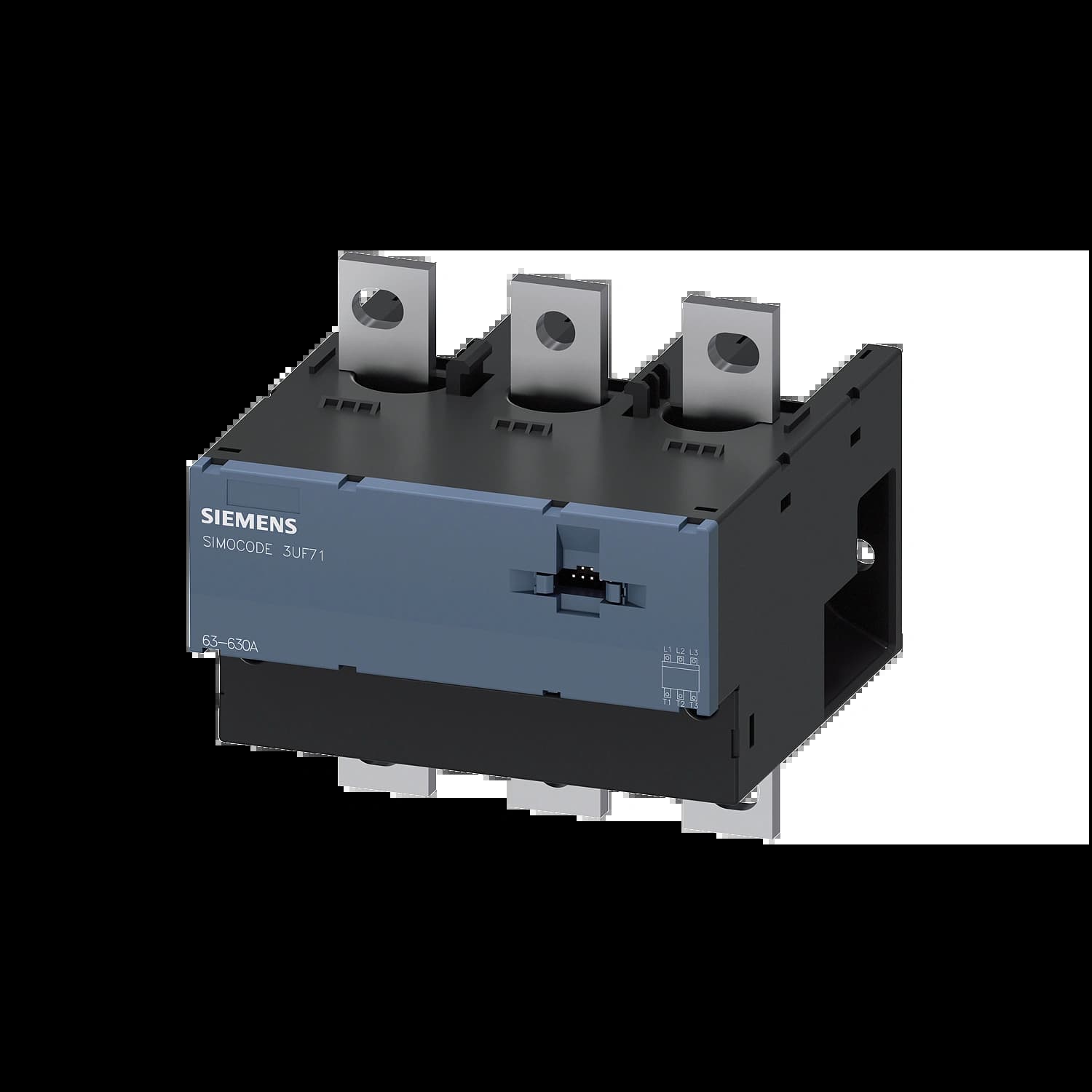 3UF7104-1BA00-0_Модуль измерения тока, шинное подключение, диапазон 63-630А