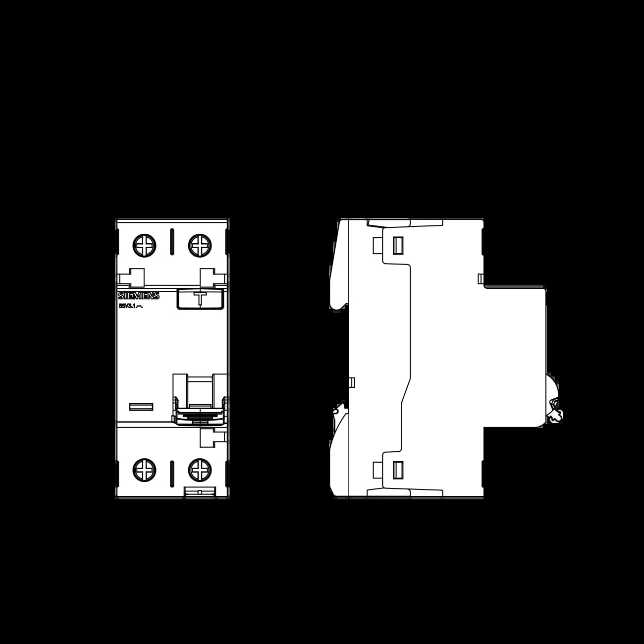 5SV3312-6_УЗО 1P+N, 25A, 30мА, тип «A»