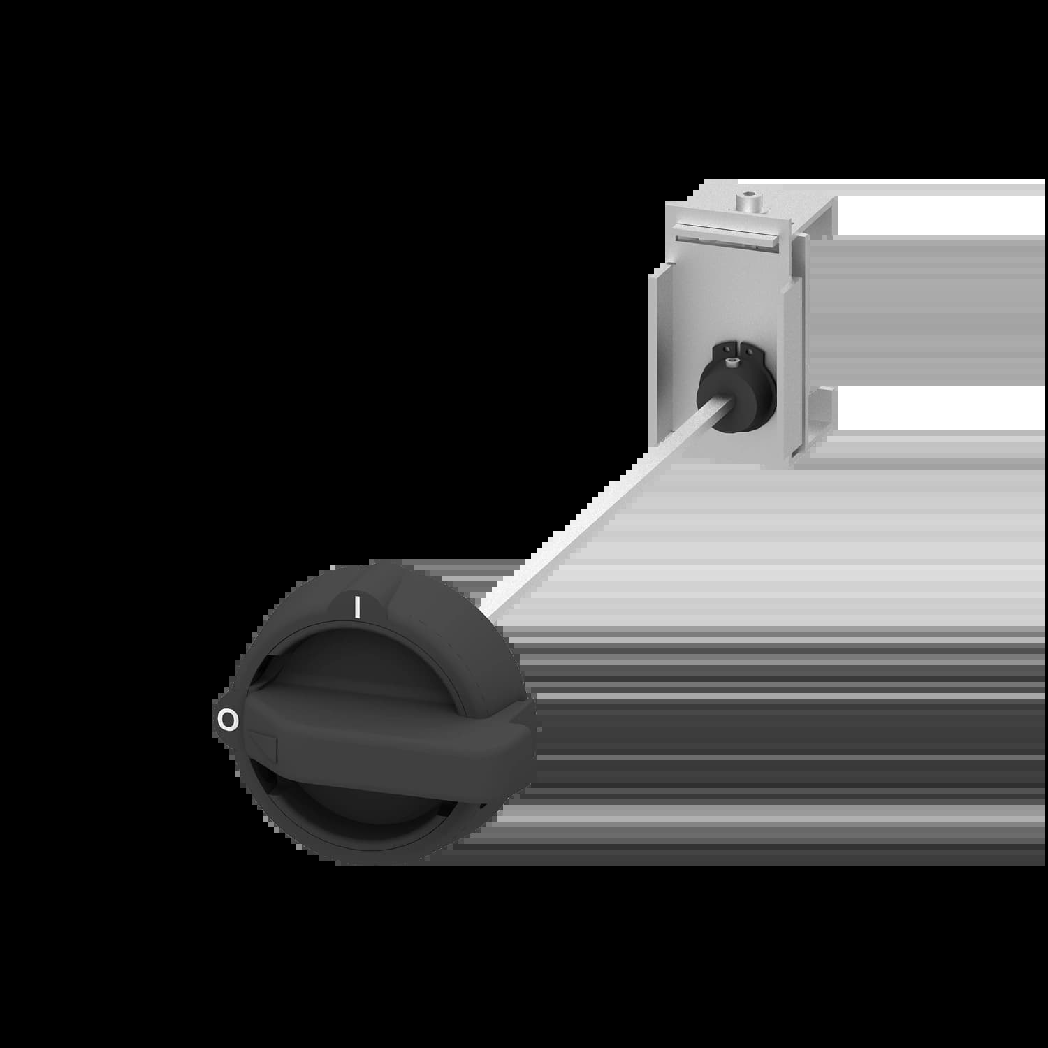 5ST3060_Привод дверной поворотный черная рукоятка_3