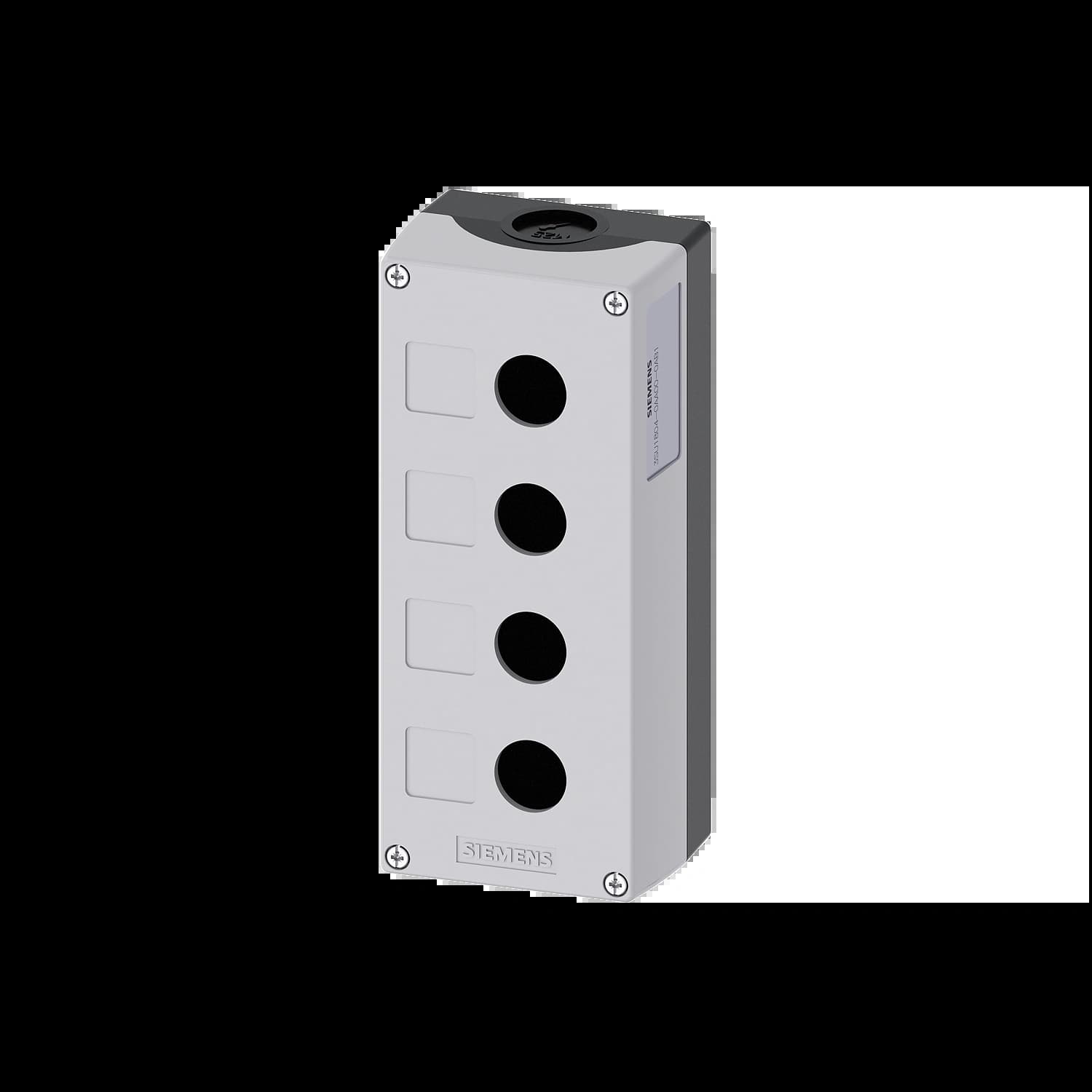 3SU1804-0AA00-0AB1_Пустой корпус, серая крышка, 4 точки управления