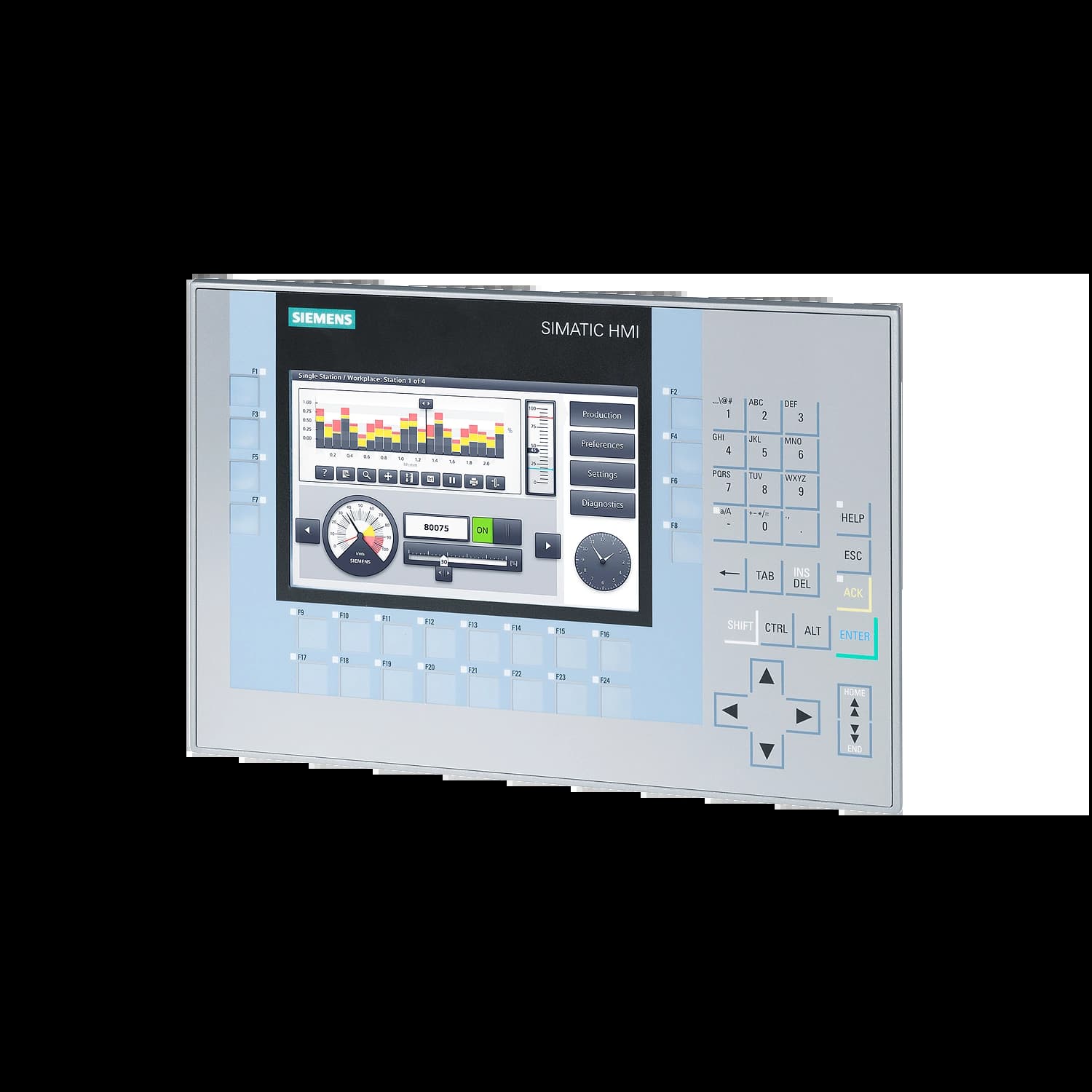 6AV2124-1GC01-0AX0_Панель оператора KP700 Comfort_1