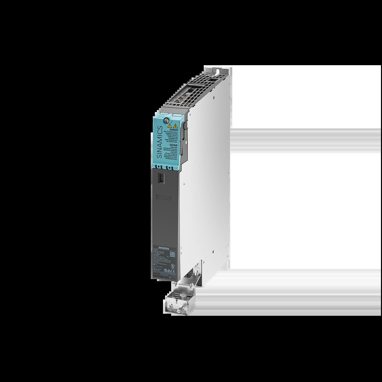 6SL3120-1TE22-4AC0_Однодвигательный модуль ПЧ SINAMICS S120, 600В DC -> 3×400В AC 24А, C-тип_1