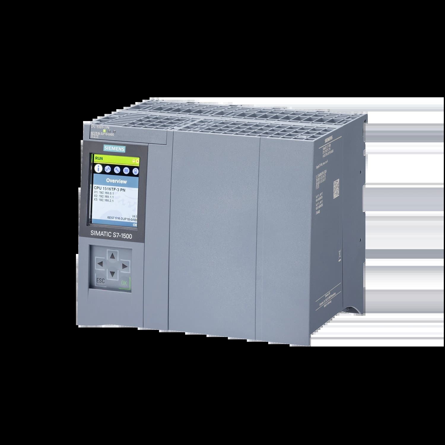 6ES7516-3UP10-0AB0_Simatic S7-1500 Центральный процессор CPU 1516TF-3 PN_1