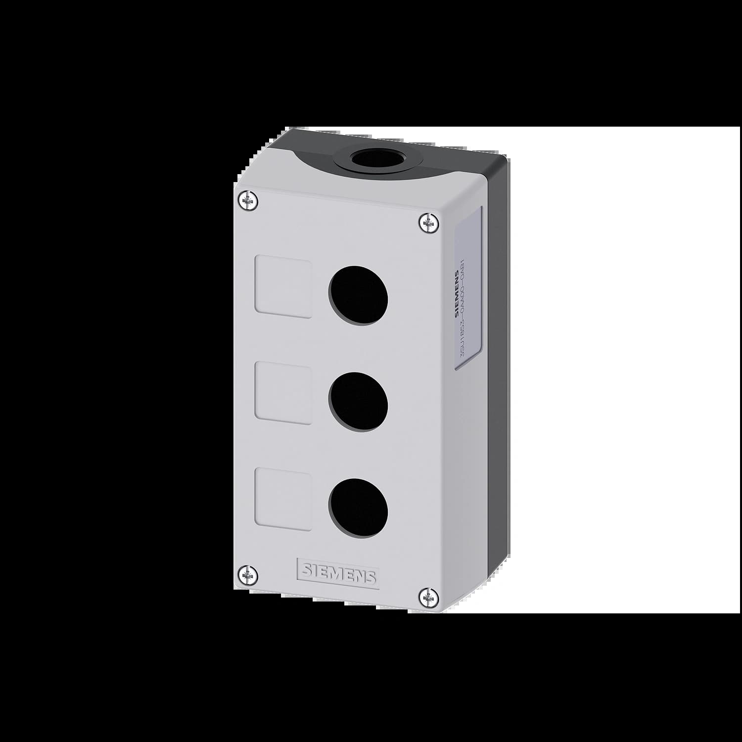 3SU1853-0AA00-0AB1_Пустой корпус, серая крышка, 3 точки управления