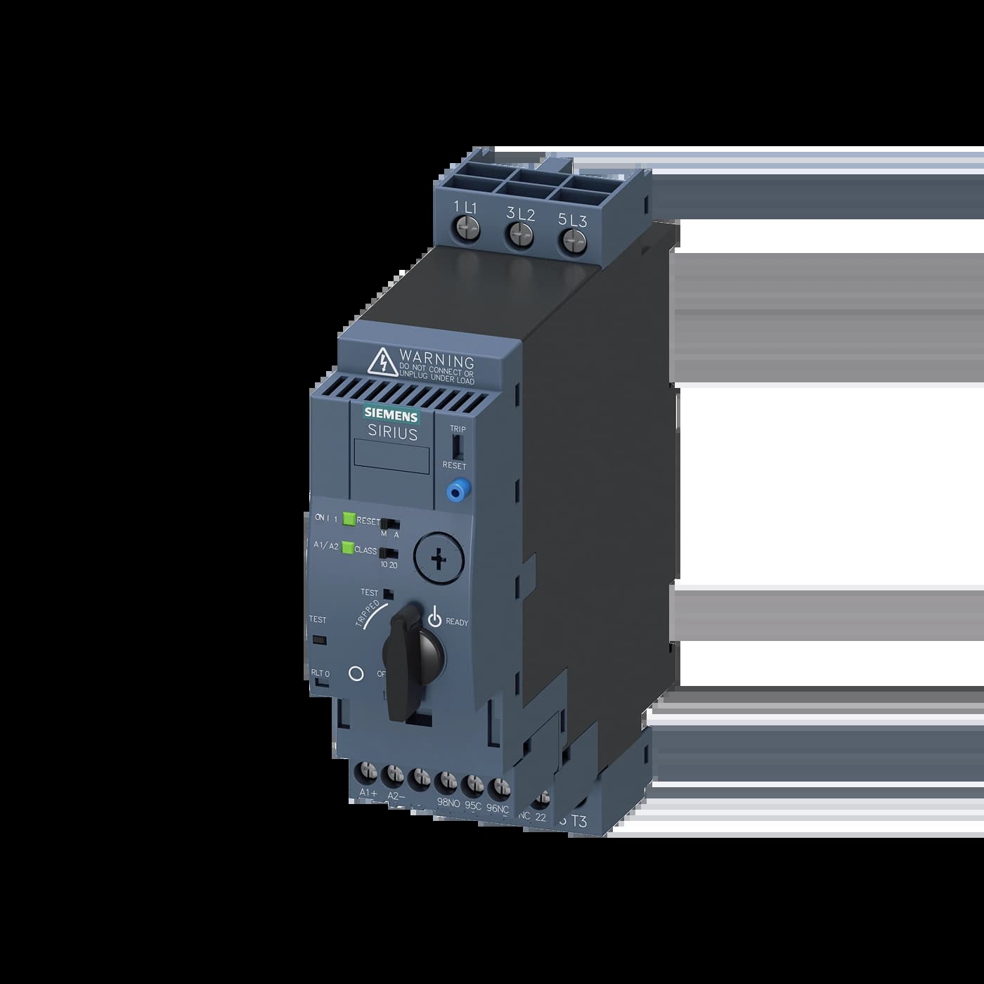 3RA6120-1BP32_Пускатель прямого пуска 1.25A, 0.37кВт при 400В, 1,25A, Ir=0,32-1,25A