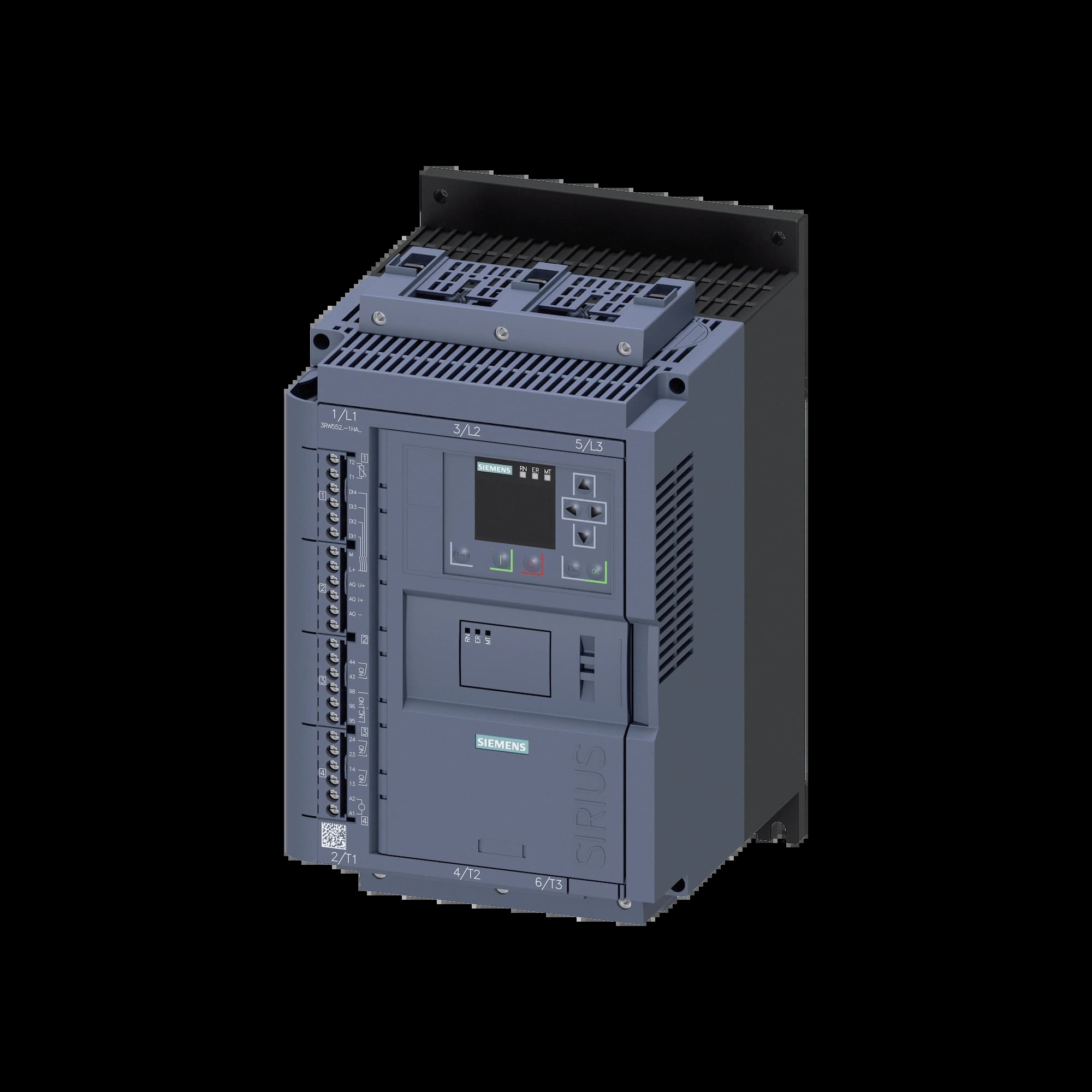 3RW5524-1HA14_Устройство плавного пуска SIRIUS 22кВт 47А 380В для сложных применений_1