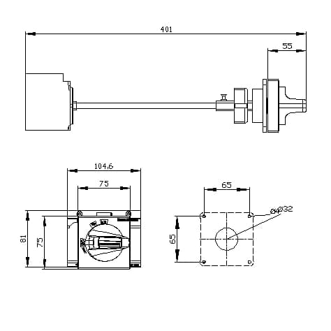 3VA9267-0FK21_Привод поворотный на дверь для 3VA2 габарит 100/160/250_2