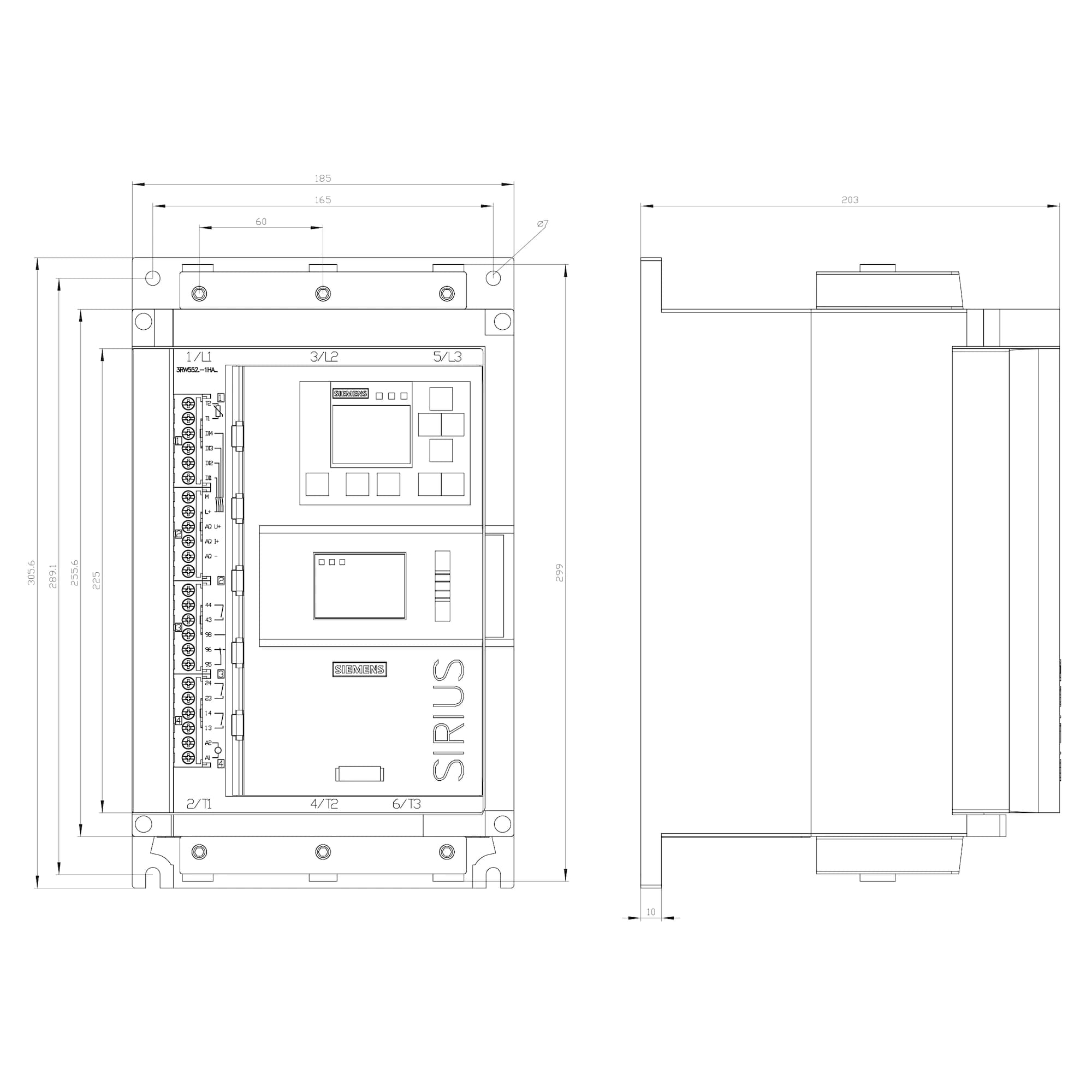 3RW5524-1HA14_Устройство плавного пуска SIRIUS 22кВт 47А 380В для сложных применений_3