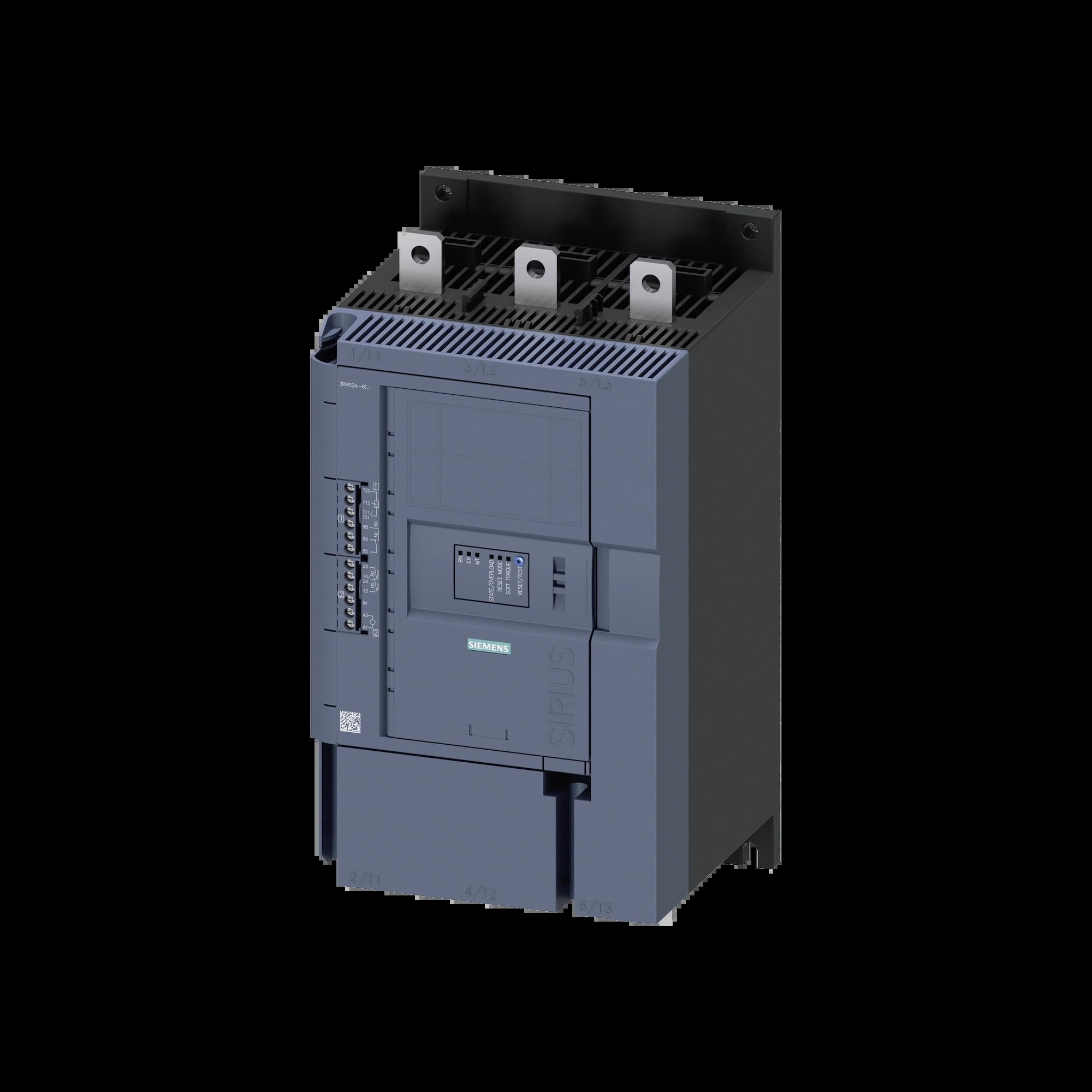3RW5246-6TC14_Устройство плавного пуска SIRIUS 200кВт 370А 380В расширенный функционал_2