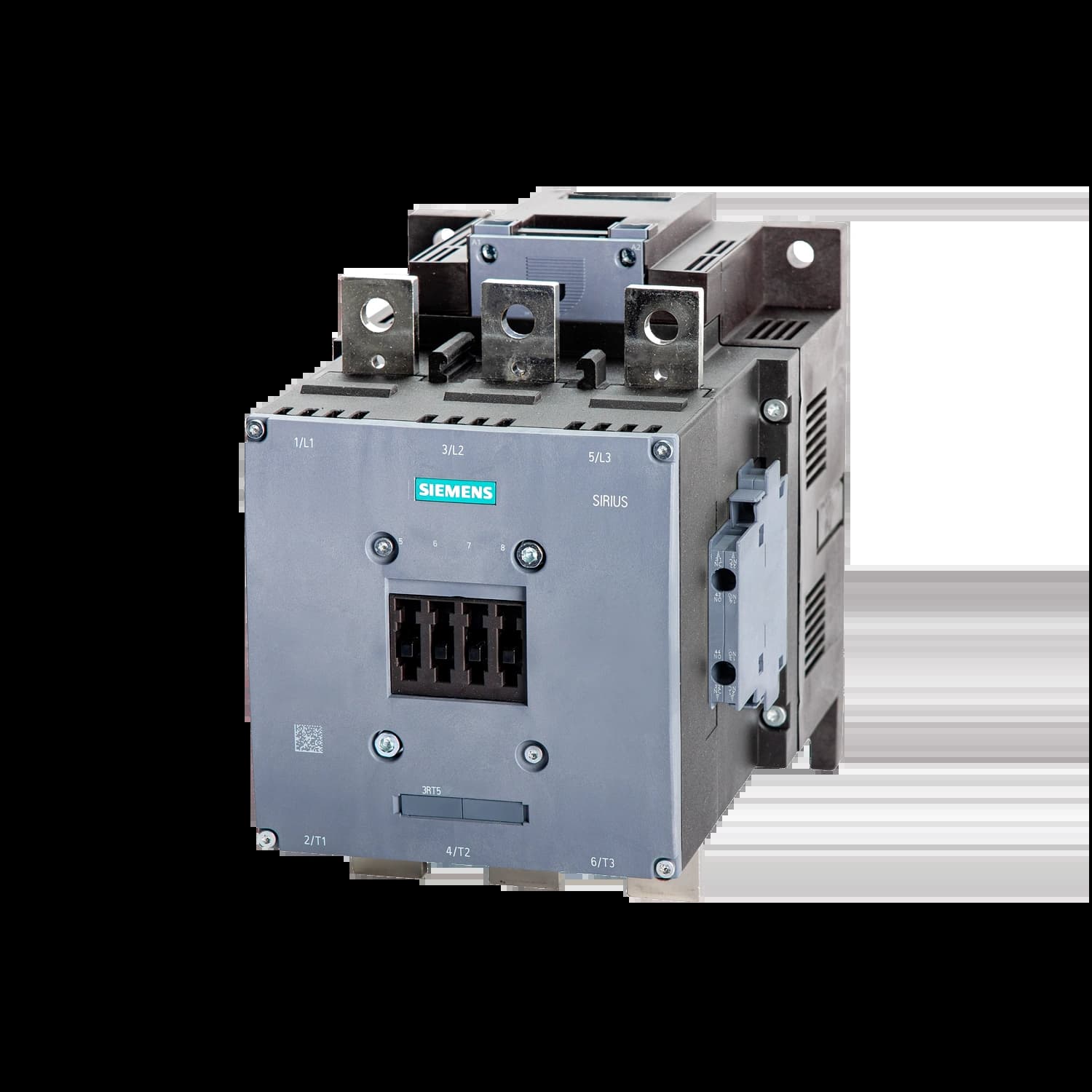 3RT5075-6AB36_Контактор 3P 400А 200кВт AC3 катушка, 24В AC/DC, допконтакты 2НО+2НЗ, габарит S12_1