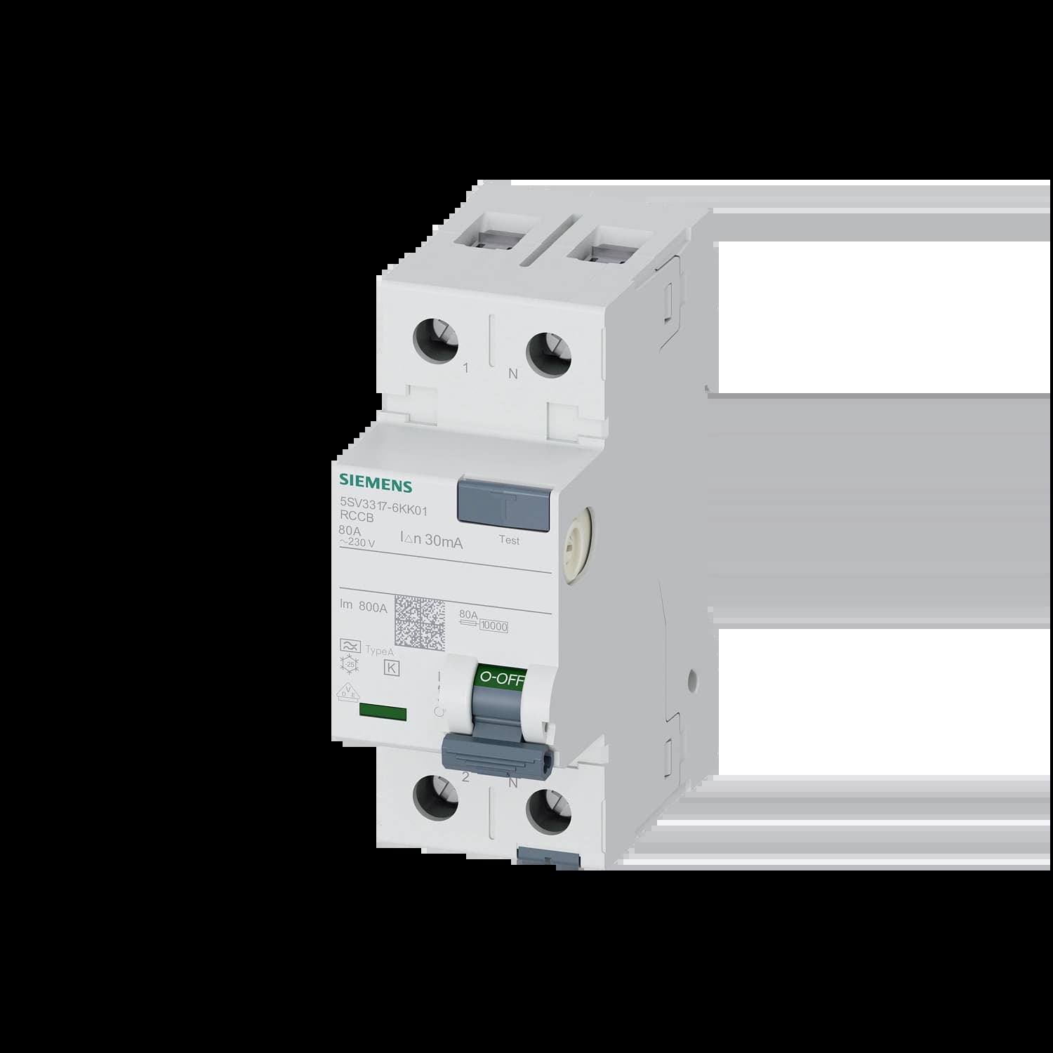 5SV3317-6_УЗО 1P+N, 80A, 30мА, тип «A»